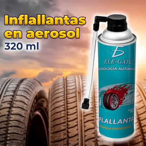 Inflallantas en Aerosol para Autos Compactos – 320 ml
